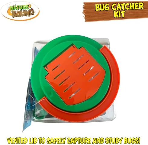 Nature Bound Bug Catcher Kit - 20 Piece Outdoor Exploration Set for Kids - Educational & Fun - Safe Insect Catch & Release with Bucket, Net, Magnifier & More - Great Gift for Young Explorers - Image 6