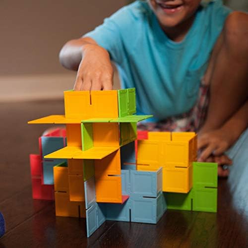 Fat Brain Toys Dado Squares - Original - Open-Ended Building Set for Kids 3+ - Image 4