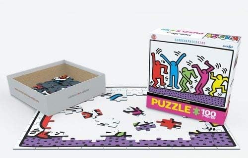 EuroGraphics Dancing by Keith Haring 100-Piece Puzzle - Image 3