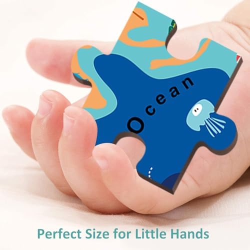 World Map Jigsaw Puzzle for Kids Ages 4-6, 24 Piece - Image 6