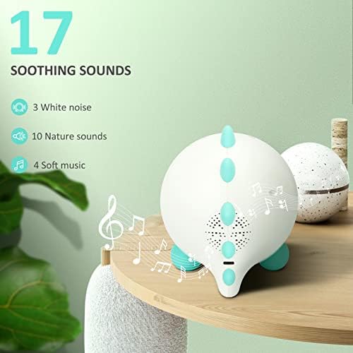 Kids Alarm Clock, Toddler Sleep Training Clock with Night Lights, Sound Machine, Time to Wake Dinosaur Alarm Clock for Children, Gift Ideas for Kids Toddler Boy Girl (Green) - Image 4