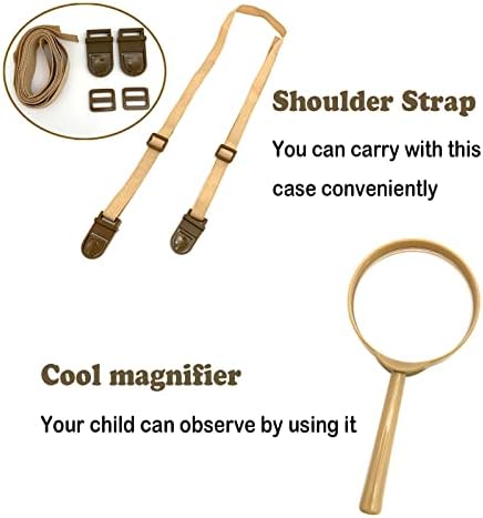 Bug Catcher Kit, Kids Bug Collection Kit, Outdoor Nature Explorer Kit with Tweezers, Magnifying Glass, Science Educational Kit, Bug Observation Container for Boys and Girls (Gold) - Image 6