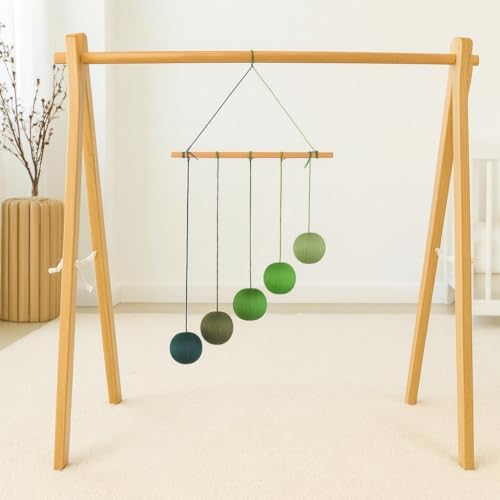 Montessori Baby Mobile Set – 6-Piece Handmade Visual Stimulating Mobiles (Munari, Gobbi, Octahedron, Dancer, Rainbow & Butterfly) for Newborn Nursery Décor - Image 4