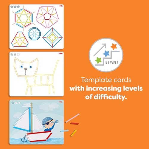 HABA Stabix Wooden Arranging and Matching Game: Montessori Toys for 3+ Year Old, Fine Motor Games Activity & Preschool Learning Toys - Image 5