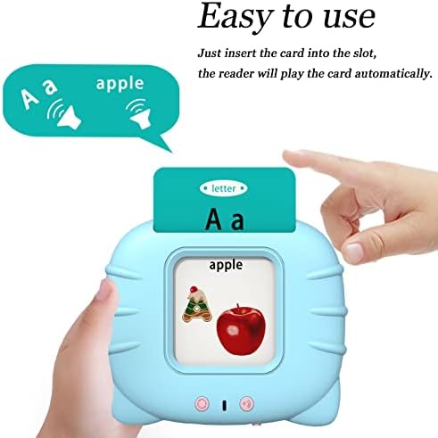 Startcan Talking Flash Cards Toys for Toddlers 3 4 5 6, Learn ABC, Numbers 0-100, Phrases, Objects, Adjectives, and More Dolch Sight Words,280 Cards with 560 Words/Phrases - Image 2