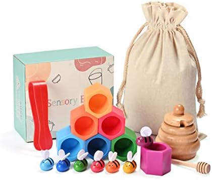 Montessori & Waldorf Sensory Bin Toys - Pretend Play Dish & Tongs, Fine Motor Learning Toys for Toddlers - Image 5