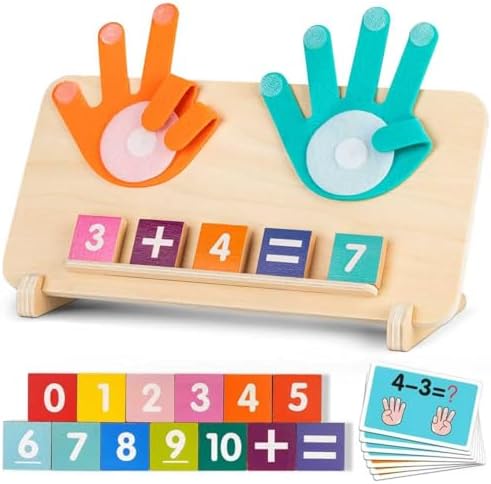 Preschool Math Manipulatives Learning Toys for Toddlers 2-4 by GUEETIC