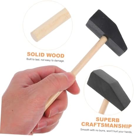 BESPORTBLE 5pcs Mini Wooden Hammer Toy Mallet for Kids Creative Play - Image 7