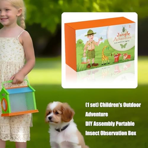 Nature Explorers Set for Ages 4-12, Includes Observation Box, Butterfly Net Catcher, Outdoor Discovery Observation Set - Image 2
