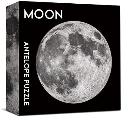 Antelope - 1000 Piece Puzzle for Adults, Space Moon Jigsaw Puzzles 1000 Pieces, Telescope Planet Close-up Round Puzzle, High Resolution, Matte Finish, No Dust Space Puzzle - Image 2