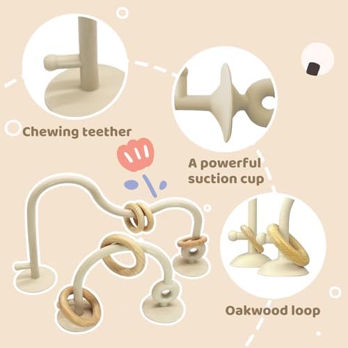 Baby High Chair Toy Teething Chew, Suction Cup Toys,BPA-Free Infant Teether - Image 6