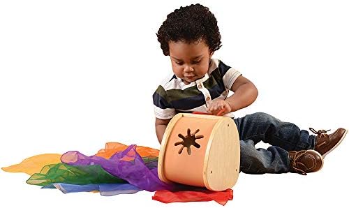 Constructive Playthings Stuff 'N Pull Scarf Tote with 12 Scarves - Image 2