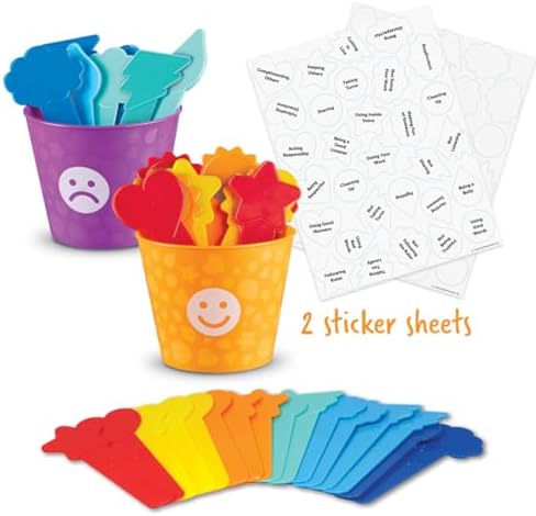 Learning Resources Good Behavior Buckets - Montessori Toys, Calm Down Corner Supplies, Social Emotional Learning Skills Games, Behavior Management Classroom Tools, Fine Motor Preschool, Kids Gifts - Image 3