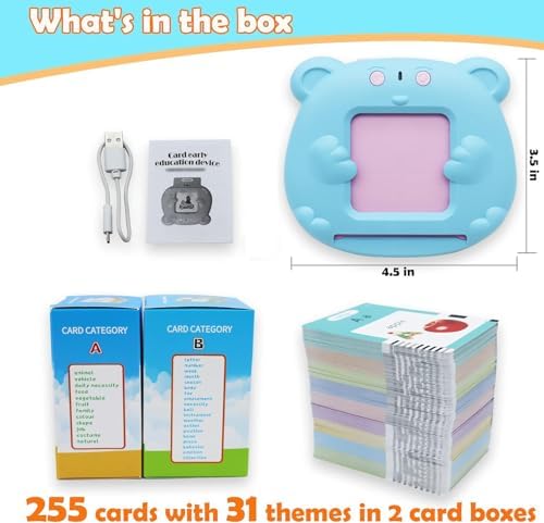 Spanish & English 510 Words Alphabet Bilingual Talking Flash Cards for Kids - Image 6
