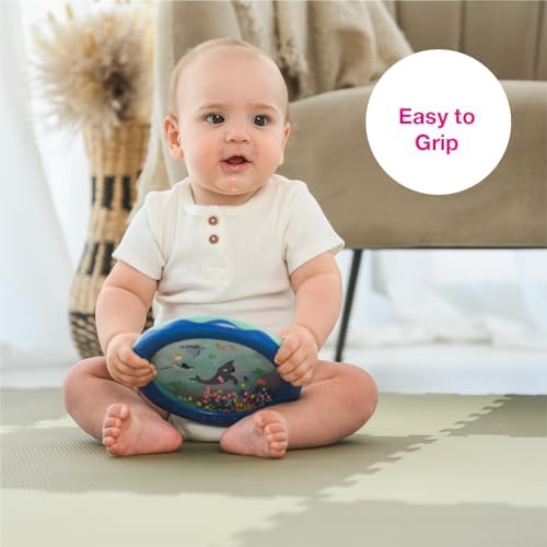 Edushape Sea World Drum for Baby - Set of 1 Ocean Baby Drum Toy for Toddlers 1-3 - Small Drums Musical Toy for Babies 1 Year Old and Up, Soothing Sounds, Fun Tummy Time and Sensory Development - Image 6