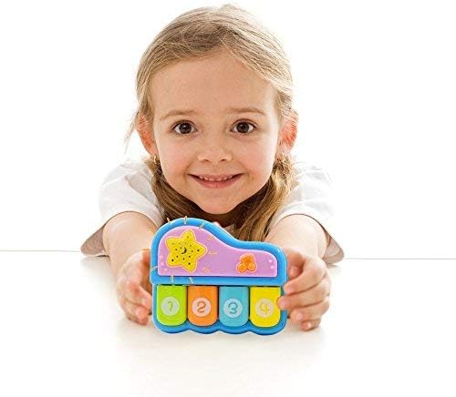 WEofferwhatYOUwant Baby Piano – Interactive Musical Toy for Babies 6+ Months with Lights Lullabies and 4 Play Modes, BPA-Free Portable Keyboard with Auto Shutoff Night Star Projector Gift for Toddlers - Image 6