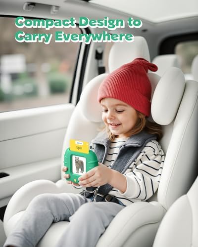 Airbition Talking Flash Cards for Toddlers 1 2 3 4 Year Olds, Green - Image 6