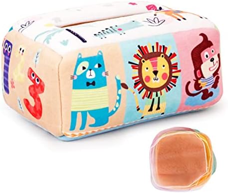 Sensory Toys for 6-12 Months, Tissue Box for, Toys for 6-12 Months, Sensory Scarves, Preschool Learning Toys, Style A - Image 4