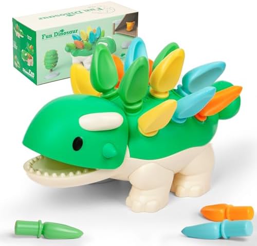 Hirger Fine Motor Dinosaur, Montessori Learning Educational Toy for Toddler by HirgerDirect
