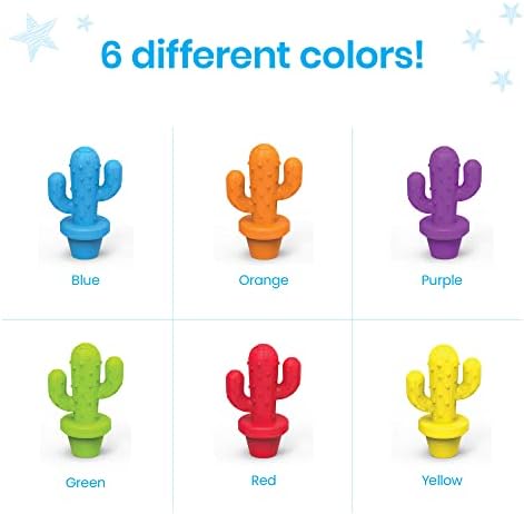 hand2mind Colorful Cactus Counters, Color Sorting Toys, Counters for Kids Math, Plastic Cactus Toy, Kids Counting Tools, Classroom Math Manipulatives Preschool, Montessori Math Materials - Image 3
