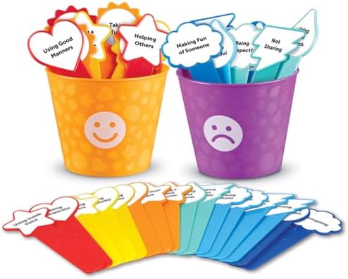 Learning Resources Good Behavior Buckets - Montessori Toys, Calm Down Corner Supplies, Social Emotional Learning Skills Games, Behavior Management Classroom Tools, Fine Motor Preschool, Kids Gifts - Image 2