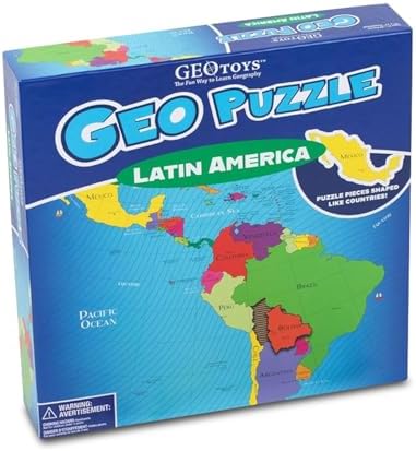 GeoPuzzle Latin America Jigsaw Puzzles,50 Pc Puzzle for Kids Ages 6 and Up - Image 6