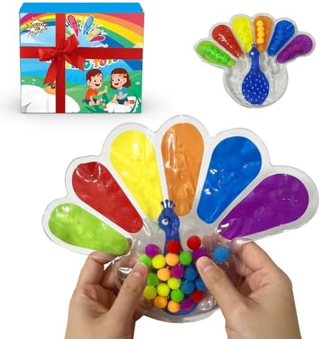 Color Sorting Sensory Toys, Fine Motor Skills Toys for Toddlers, Montessori Toys Preschool Learning Activitie, Sensory Activity Toy for Kids 3+ and Adults by GYsomer