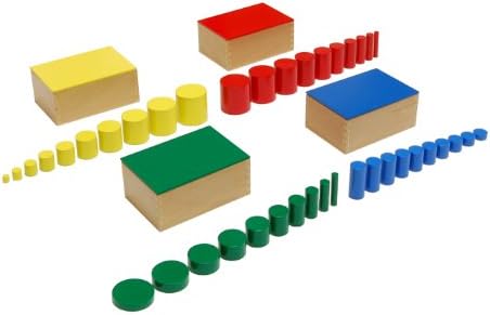 Montessori Knobless Cylinders by KidAdvance