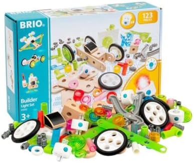 BRIO 34593 Builder Light Set | Wooden Toy Train Set for Kids Age 3 and Up by Unknown