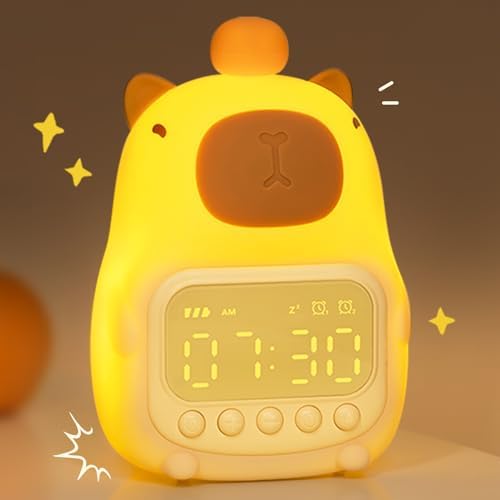 MASHI Capybara Alarm Clock for Kids,ok to Wake,Toddler Sleep Clock by MASHI