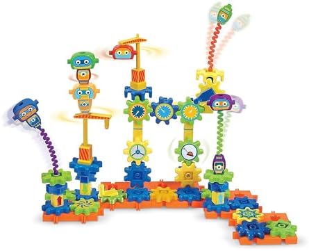 Learning Resources Gears Robot Factory - Building Toys for Kids Ages 4-8, Toddler STEM Toys and Toy Building Sets, Hands-On Educational Construction & Engineering Set for Toddlers - Image 4
