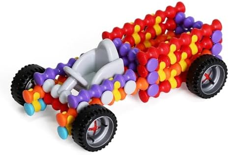 POPULAR PLAYTHINGS Clipstix Building Sticks Kit, Deluxe 150 Piece, Playstix - Image 4