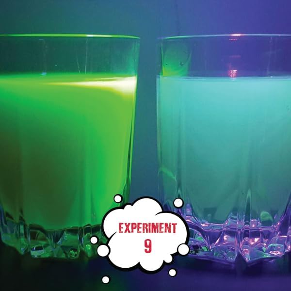 Einstein’s Glow in Dark Science Kit for Kids. STEM for Boys & Girls Aged 8 and Above. 18 Exciting Experiments Inside. Detailed Picture Guide Included. - Image 6
