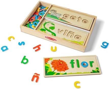 Melissa & Doug Spanish See & Spell Educational Language Learning Toy - FSC-Certified Materials by Unknown