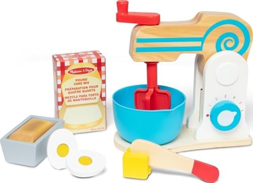 Melissa & Doug Wooden Make-a-Cake Mixer Pretend Play Baking Set by Unknown
