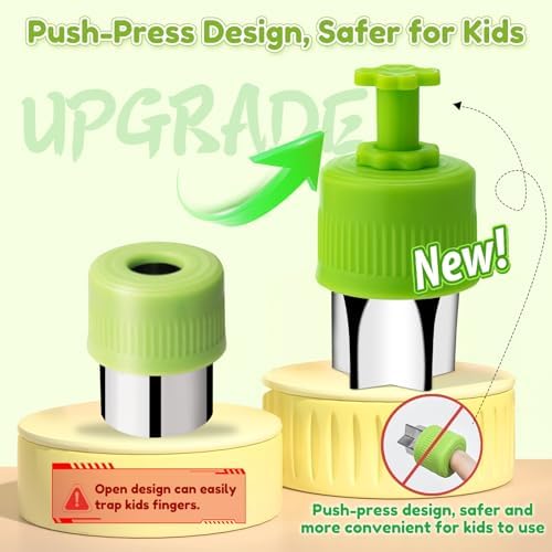 Olanrun Kids Safe Knife Set for Real Cooking | 19-Piece Toddler Knife Cooking Set | Montessori Kitchen Tools Toys Ages 3–12 | BPA-Free, Dishwasher-Safe | Christmas, Birthday, Stocking Stuffer Gifts - Image 2
