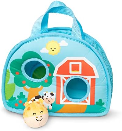 Melissa & Doug Rollables Take-Along Tote with Giraffe Infant and Toddler Toy (2 Pieces) by Unknown