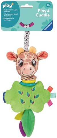 Ravensburger Play+ Pull & Wiggle - Giraffe | Interactive Movement Toy | Encourages Grasping & Cause-and-Effect Learning by Ravensburger