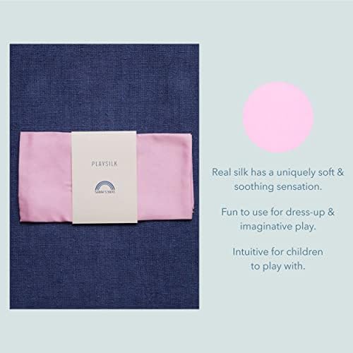 Sarah's Silks Playsilk - 100% Real Silk, Hand Dyed, Bright Colored Play Scarves | Montessori and Waldorf Toys for Dress up, Imaginative, and Pretend Play (35" x 35") - Image 4