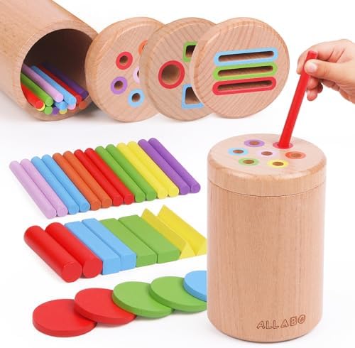 ALLABC Color Sorting Toys for Toddlers Montessori Toys for 1 2 3 Year Old by ALLABC
