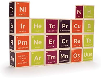 Uncle Goose Periodic Table Blocks - Made in The USA by Uncle+Goose