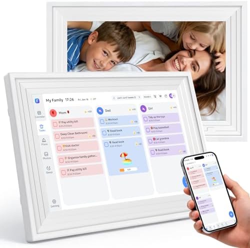 10.1 inch Digital Calendar Chore Chart – Digital Picture Frame, Smart Family Planner, Hearth Display Desk Digital Calendar Best Gift for Women, Mom,Christmas, Wedding by Hakrdrdo-Giftideaforlove