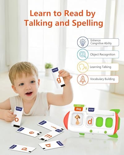 107 Sight Words Spelling&Talking Flash Card for Kids 3-8,Speech Therapy Toy - Image 3
