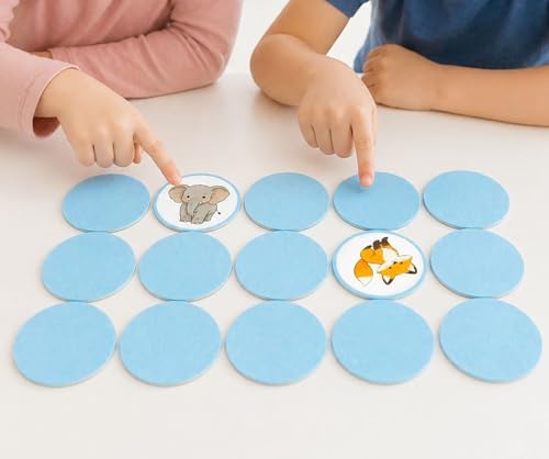 Felt Matching Game for Toddlers, Animal Memory Game - Image 5