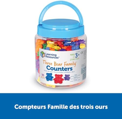 Learning Resources Three Bear Family Counters - Image 6