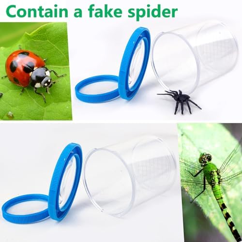 Insects Viewer for Kids, 2PCS Magnifying Insect Box Catcher Kit - Image 5