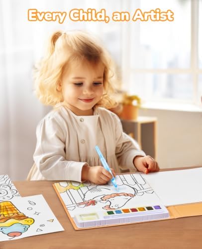 JoyCat Paint with Water Coloring Books for Toddlers (Common Knowledge) - Image 2