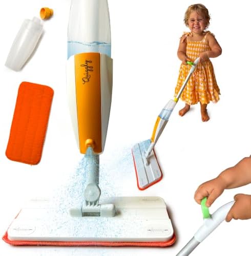 Quiggly Toddler Toy Spray Mop - Montessori Real Water Sprayer for Kids 3-5 by Quiggly