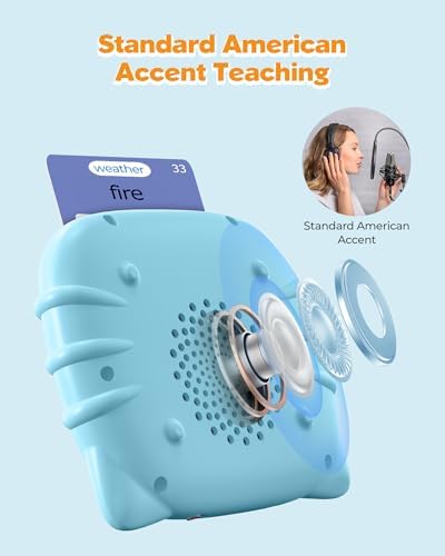 Airbition Talking Flash Cards for Toddlers Ages 1‑4, 510 Words English Blue - Image 5
