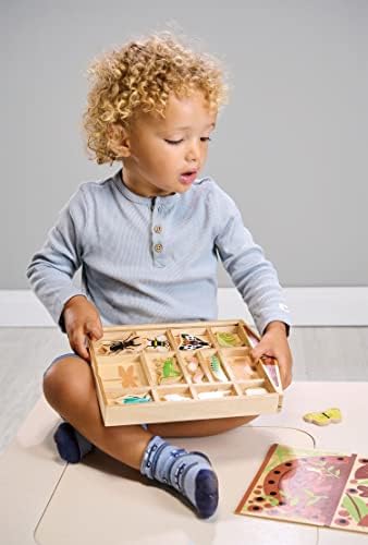 Tender Leaf Toys - The Bug Hotel - 13 Wood Garden Bugs with Shelving Unit and Front Panel - Made for Little Hands - Open-Ended Nature Play - Science Learning Toy for Boys and Girls - Age 3+ - Image 6